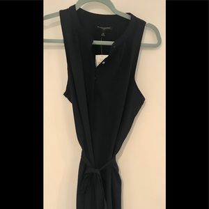 Banana Republic Dark Navy Sleeveless Shirt Dress